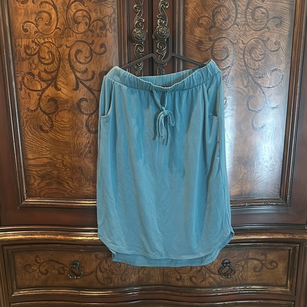 Zenana Casual Blue Women's Skirt